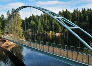 Foot bridge at Lake Siskiyou